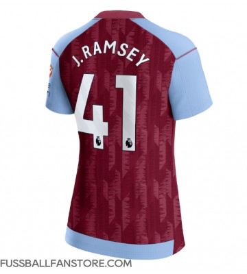 Aston Villa Jacob Ramsey #41 Replik Heimtrikot Damen 2023-24 Kurzarm